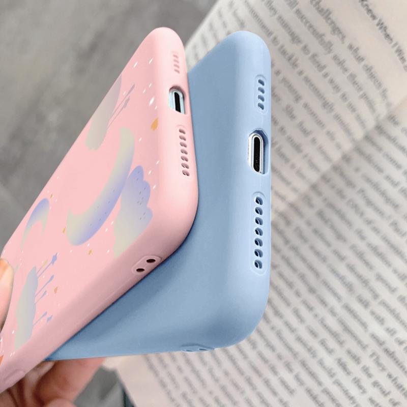 Мягкий силиконовый чехол с рисунком совы для Samsung A55 A35 S24 Xiaomi Redmi Note 13 iPhone 15 Huawei Honor Realme Camera Защитный противоударный чехол