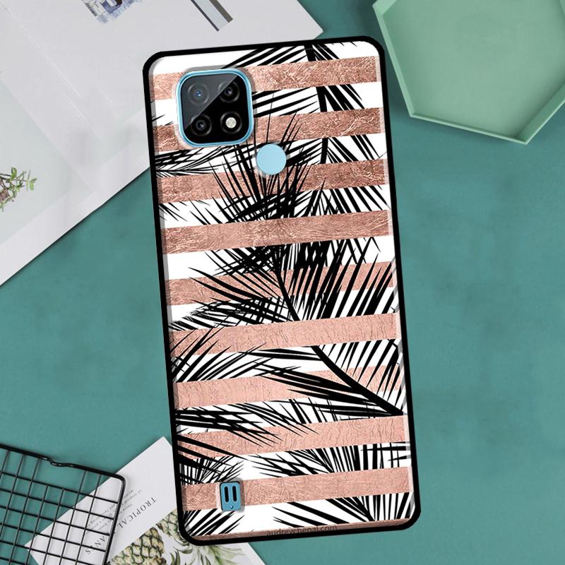Love Rose Gold Style For Realme GT Neo 2 3 Master 8i 9i 8 9 Pro Plus C35 Case For OnePlus 9 10 Pro 9R 10R Nord2