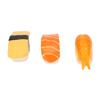3Pcs Sushi Dog Toy Simulation Sushi Shape Soft Latex Dog Squeaky Food Toys for Small and Medium Dogs