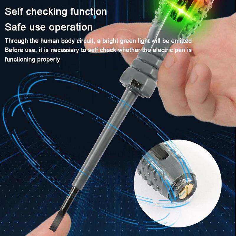 New Multi-functional Electrician Screwdriver Household Intelligent Measuring Pen ABS Non- Induction Voltage Power Tester