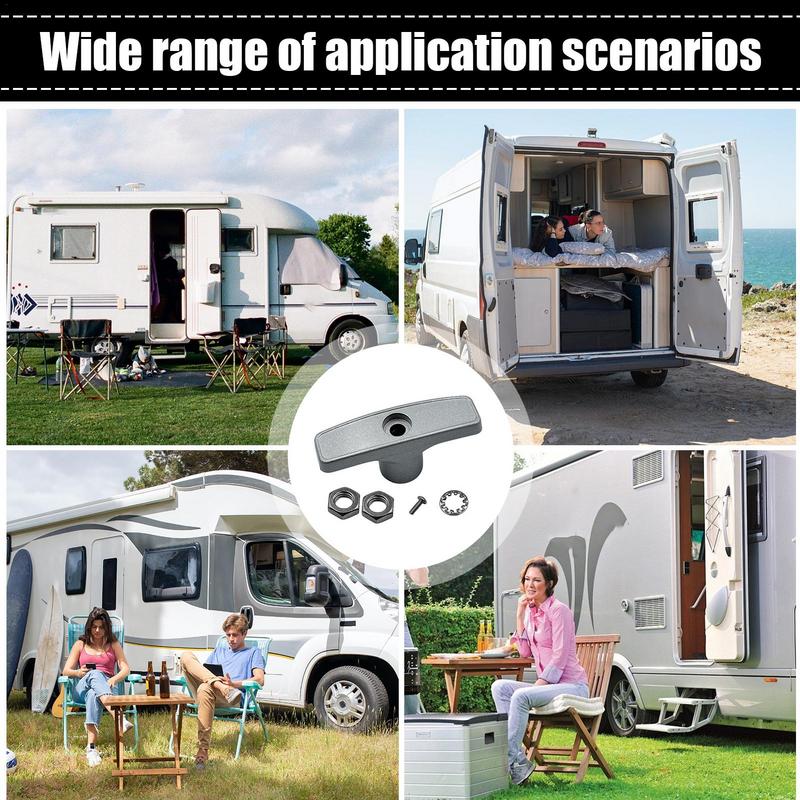 Ручка сливного клапана для автодома, Замена, Фитинги для бака для воды автодома, Ручки сливного клапана, Комплект, Алюминиевый сплав, Ручка клапана бака автодома, Запчасти для автодома