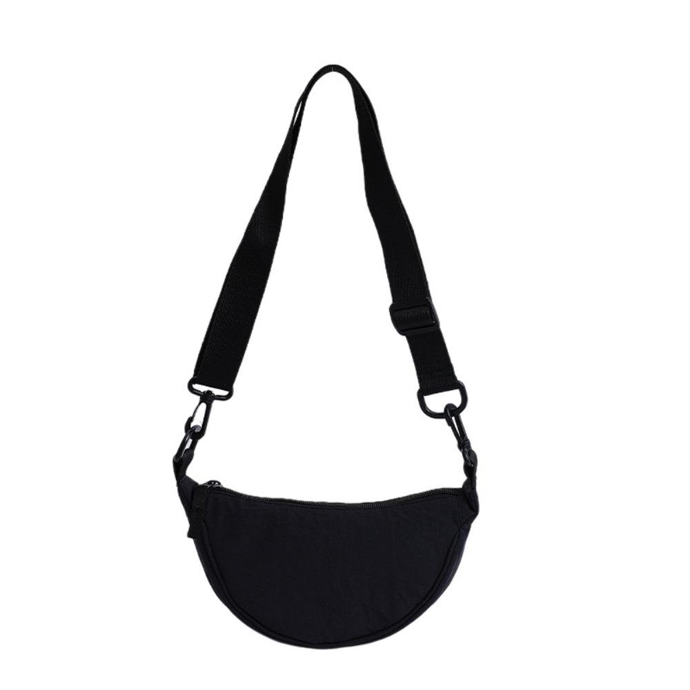 Lightweight Nylon Crossbody Bag Handbag Oxford Cloth Shoulder Bag Cute Mini Dumpling Bag Women