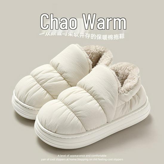 Capybara Women's Winter Cotton Slippers - Cute Cartoon Fluffy Heel, Parent-Child Warm Shoes for Kids & Men.