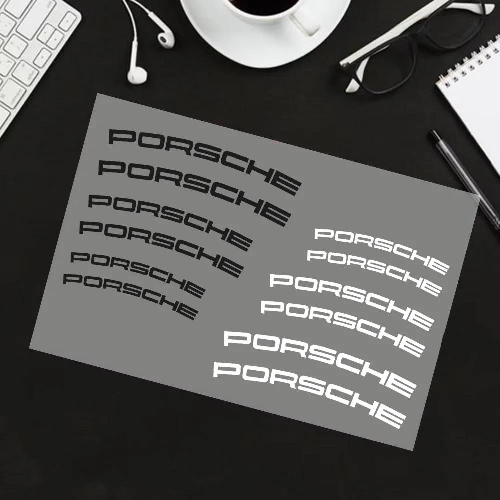 wsdz2 New For Porsche Cayenne Panamera Macan 911 Taycan Boxster Auto Accessories Car Brake Caliper Badge Sticker Emblem Decals