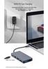 USB-C хаб 12-в-1: Двойной HDMI, VGA, Gigabit Ethernet, Многопортовый адаптер с поддержкой тройного дисплея