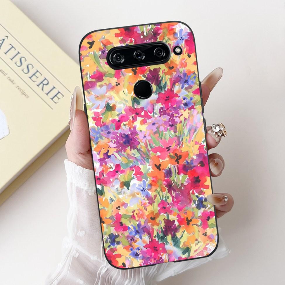 Чехол для LG V40 V50 ThinQ V50S ThinQ, милый мультяшный кот, роскошный, крутой, ударопрочный, силиконовая задняя крышка для LG V50S ThinQ 5G
