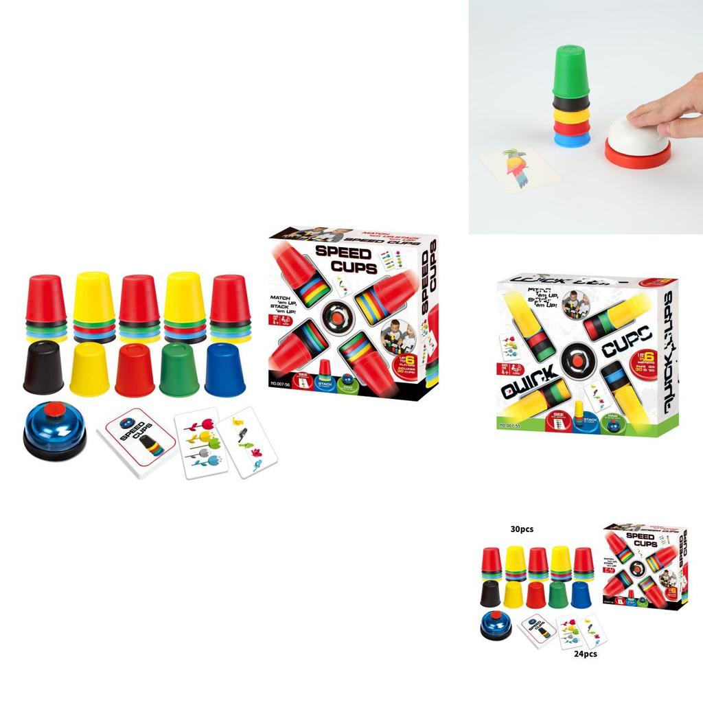 Креативная детская игра в складывание стаканчиков с высокой скоростью, развивающая реакцию и сообразительность.