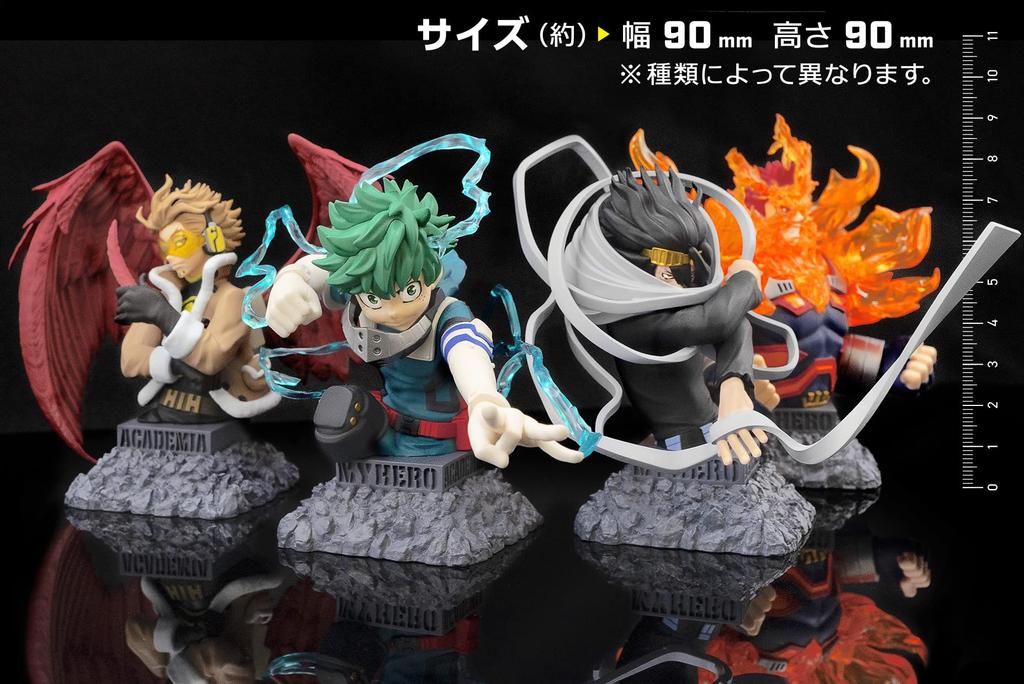 F-toys Confect Моя геройская академия Bust-Up Heroes 3 Полный набор Жевательная резинка/Конфеты [В коробке/Набор из 8]