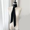 Long Ribbon Silk Scarf Elegant Hand Tied Neck Scarf Elegant Hair Scarf Women Dinner Party Hairband Fashion Hair Decors