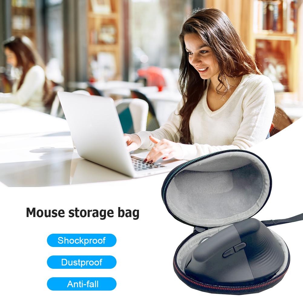 EVA Carrying Bag Travel Carrying Case Wireless Mouse Storage Box Case Pouch for Logitech Lift Vertical Ergonomic Mouse