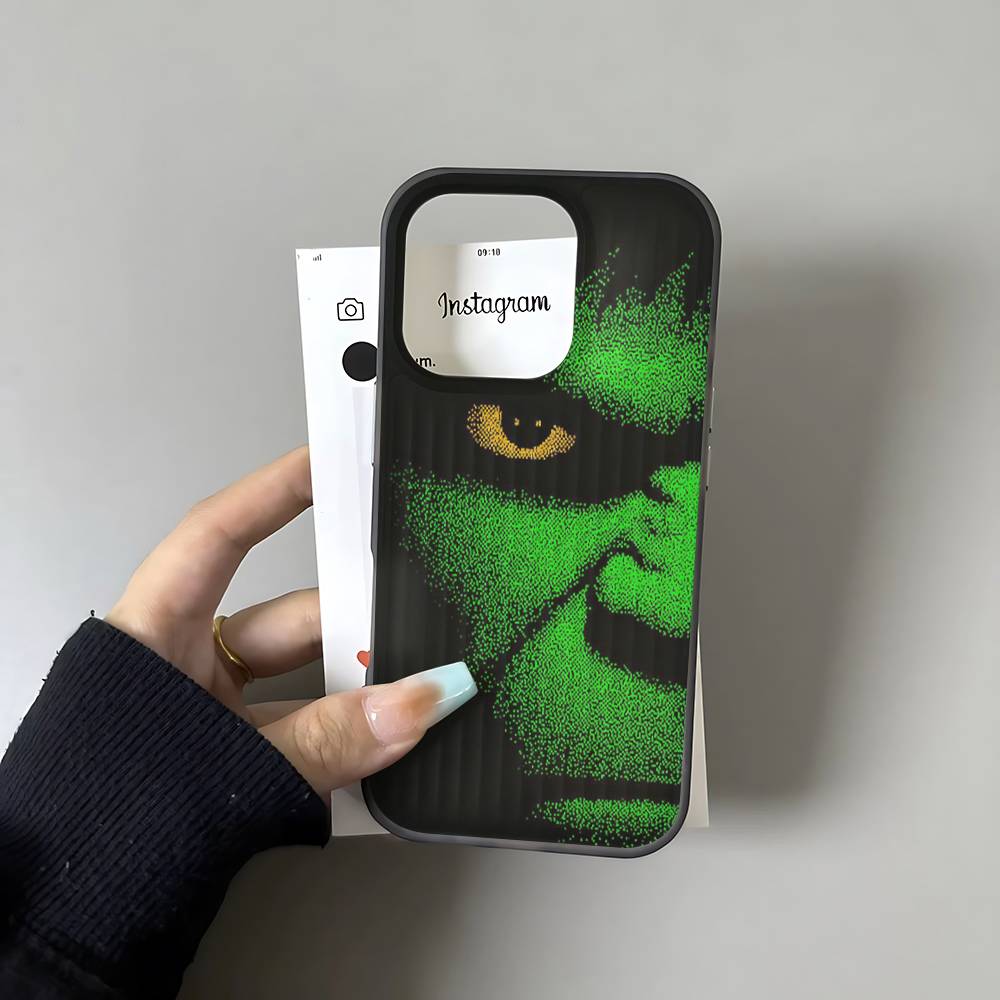 Супергерой Х-Халк Для Телефона 17 16 15 14 13 12 11 Pro Max Plus Pro Air Чехол для Телефона Задняя Крышка с Гофрированной Полоской