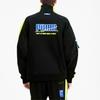 Puma X Ader Error Logo Print-Fleece-Fleece-Flying Sports Jacket Men Jackets Black 595533-01