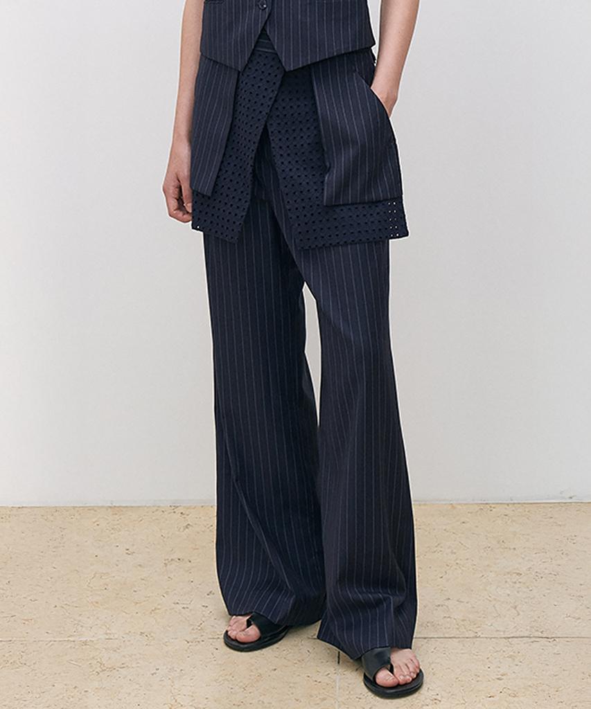 Seutimillon Detachable Pocket Belt Trousers_Navy
