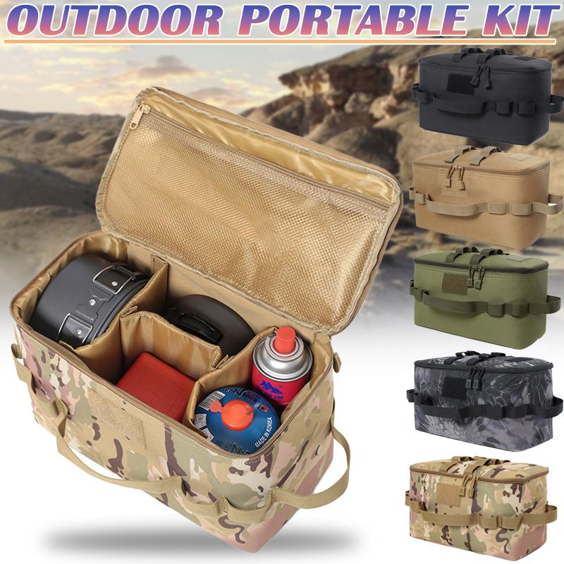 Сумка для хранения на открытом воздухе для кемпинга, большая вместительная сумка для инструментов для ногтей, органайзер для пикника