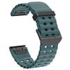 22mm Silicone Strap for Garmin Fenix 8 47mm/Fenix E 47mm/Quatix 7 Pro Multiple Holes Watchband