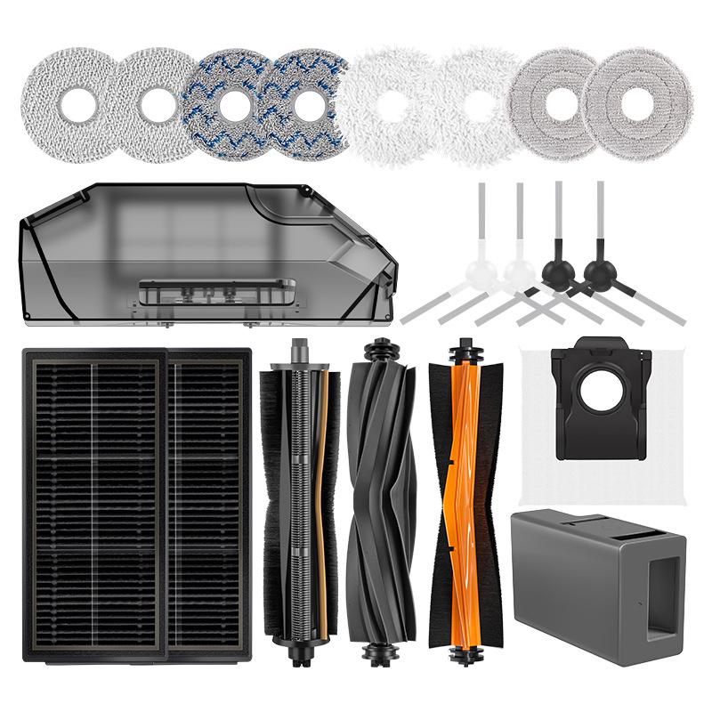 Аксессуары для робота-пылесоса Dreame S10: Комплект боковой и роликовой щеток, швабры, пылесборника