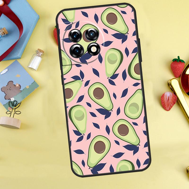 Lovely Avocado Case For OnePlus 13T 13R 12 12R 15 13 11 10 10T 8T Nord 5 CE 2 3 4 Lite Nord N20 N30 Cover