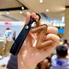 A To Z Pu Leather Initial Letter Keychain For Women Candy Color Simple  Bag Phone Pendant Car Key Ring Jewelry Gifts