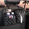 Креативная Корона из искусственной кожи, автомобильная сумка для хранения, авто-интерьер, органайзер на спинку сиденья, многофункциональный держатель для салфеток, карман для укладки, уборки