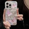 Feather Luster Phone Case for Samsung A53 A14 A33 A12 A32 S24 S23 Plus S20 S21 FE for iPhone 17 15 16 13 Pro 17 16 Pro Max Butterfly Bow Phone Case