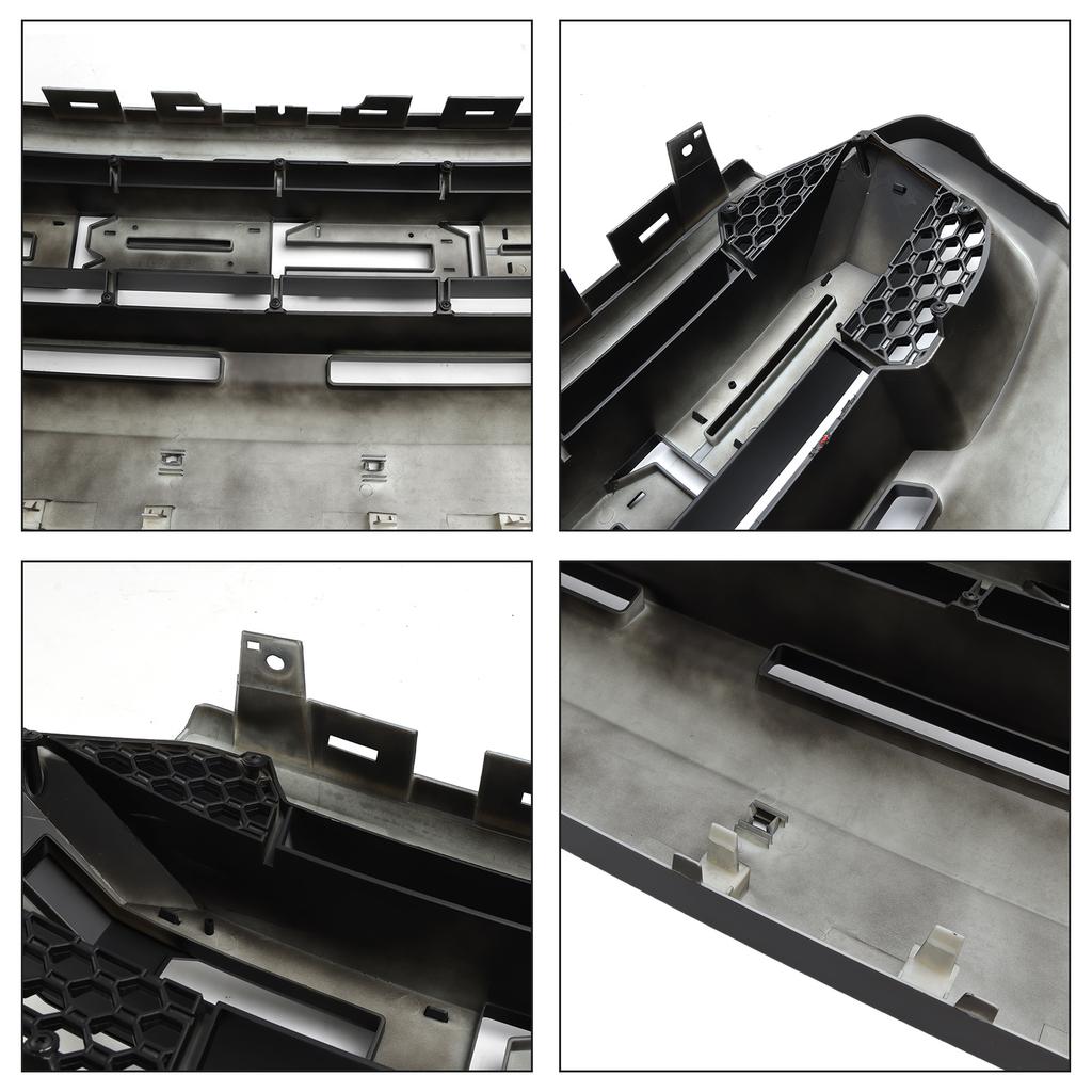 Решетка радиатора переднего бампера в стиле Raptor подходит для Ford Ranger 2015-2019 T7 со светодиодами