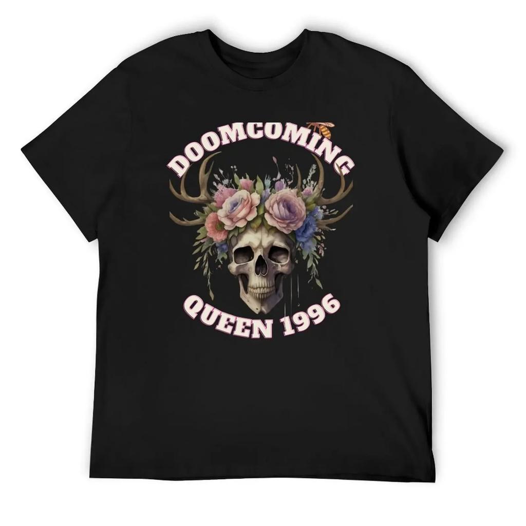 Doomcoming Queen T-Shirt summer top quick-drying cotton man t-shirts shirts men graphic