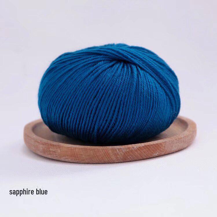 Клубок акриловой пряжи для вязания свитеров, крючков, обуви, тапочек, изделий ручной работы.