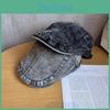 Retro Solid Color Toned Cotton Twill Cap Sunshade Casual Artistic Travel Hats