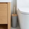 Standing Base Toilet Brush Set Long Handle Toilet Rim Cleaner Brush  Bathroom Use
