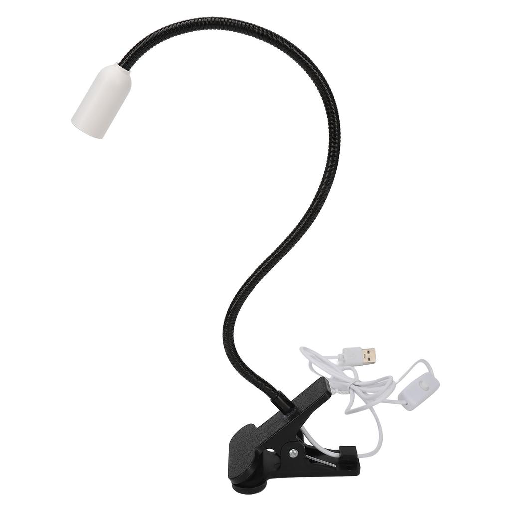 6W Big Chip UV LED Desk Light with Flexible Gooseneck Clamp 360 Degree Rotating Hand Free Clip On Nail Lamp