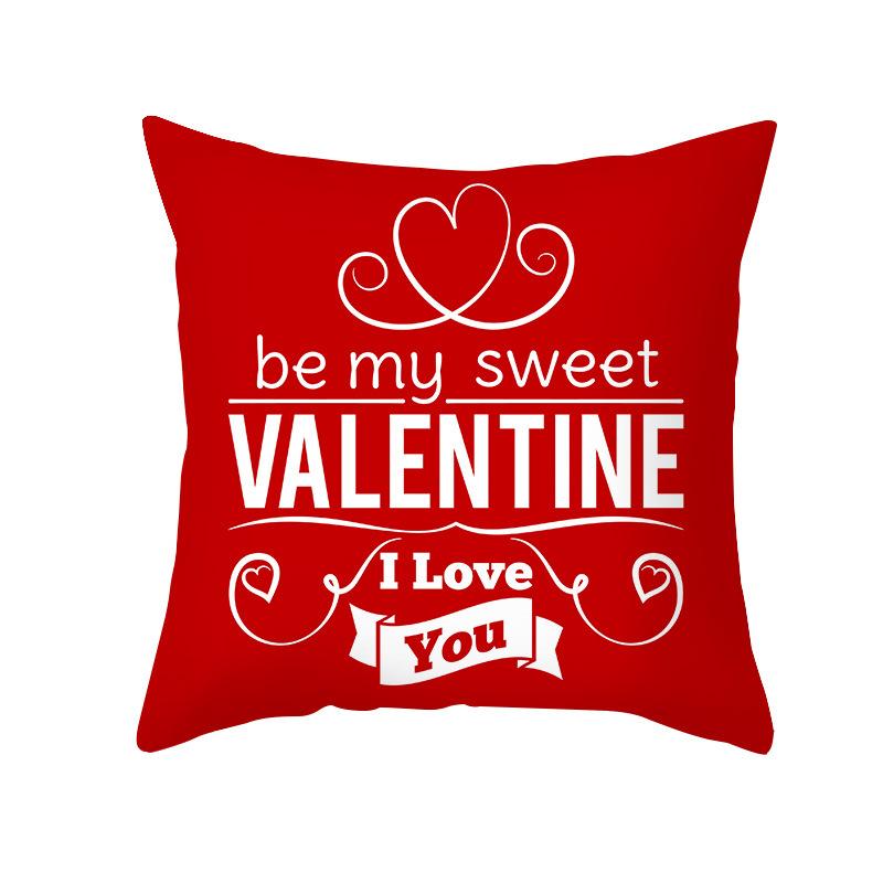 New Valentine's Day Themed Pillow Covers Home Pillow Cushion Covers