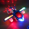 Electric Deformation Rotating Aircraft Car Universal Automatic Light Music Deformation Car Children's Toys