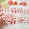 Set of 12 Multipurpose Small Heart Polymer Clay Cutters Valentines Day Jewelry Making Set for Earrings and Necklaces