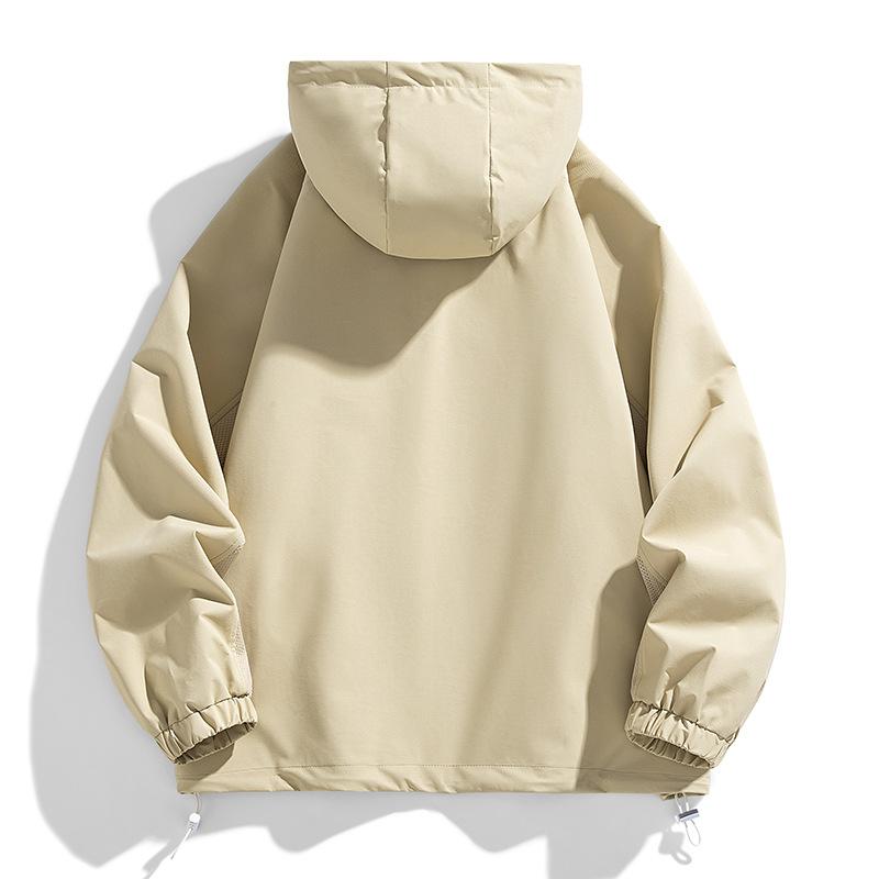 Autumn Spring Autumn Thin Hooded Windproof Waterproof Men's and Women's Fashion Sports Jacket Men's and Women's