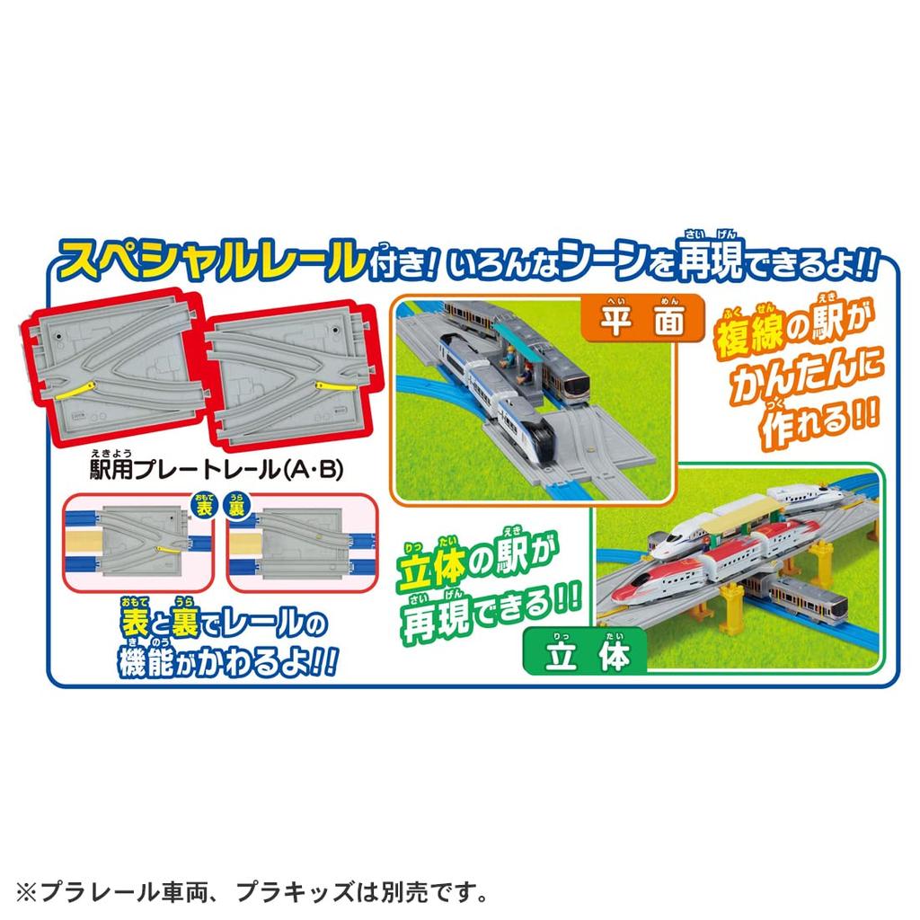 TAKARA TOMY Plarail Run Coolly with 20 DX Rail Kit Train Toy Ages 3 and Up Let's Layouts!