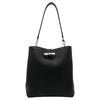 Longchamp Le Roseau Solid Metallic Bamboo Grained Cowhide HOBO Bag Shoulder Bag Medium Women's Black 10315HFP001