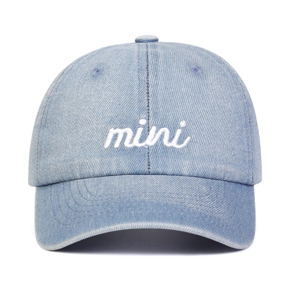 Модные washed cotton MAMA MINI вышитые кепки Винтажные дышащие для родителей и унисекс Бейсболки Регулируемые спортивные козырьки Кепка
