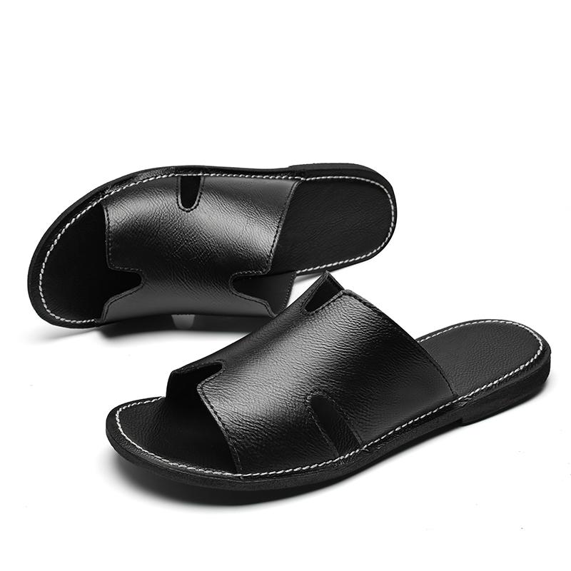 Men's Trendy New Summer Beach Soft and Anti Slip Lightweight Slippers Men's Sandals Indoor and Outdoor Casual Shoes