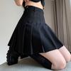Черная юбка для женщин на лето тонкая плиссированная юбка для новой маленькой короткой юбки для стройной высокой талии А-силуэта