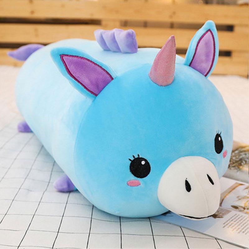 Girl Plush Toy Cuddly Animal Paradise Doll Cylindrical Pillow Soft Down Cotton Girl Sleeping Pillow