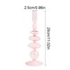 Vintage Candlestick Flower Glass Vase Crafts Glass Floriddle Taper Candle Holder Nordic Home Decorate Romantic Minimalist Holder