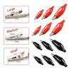 10Pcs Durable Crocodile Clamp Black Red Color Test Probe Clip Electrical Clamp  Electrical Testing
