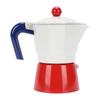 Italian Coffee Maker 150ml 3 Cups Aluminum Single Valve Portable Stovetop Coffee Maker Pot for Cuban Cafe Home Brewing