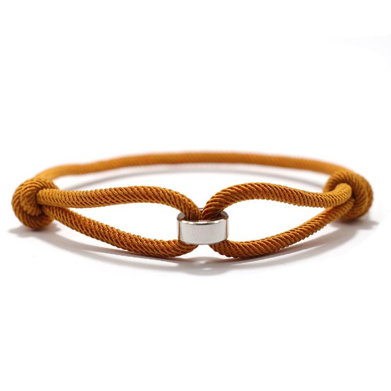 Noter 3mm Thin Cord Chain Bracelet Unisex Stainless Steel Coil Handmade Adjustable Braclet Lucky Blue Red Thread Braslet Joias