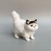 Kitten Figures Simulation Cat Ornament Gift for Kid Children Bedroom Decoration