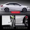 JOFT7 4PCS Car Door Anti-collision Corner Protectors Stickers For Citroen C3 C5 Aircross C5X C4 Cactus Picasso e-C3 e-C4 C1 C-Crosser