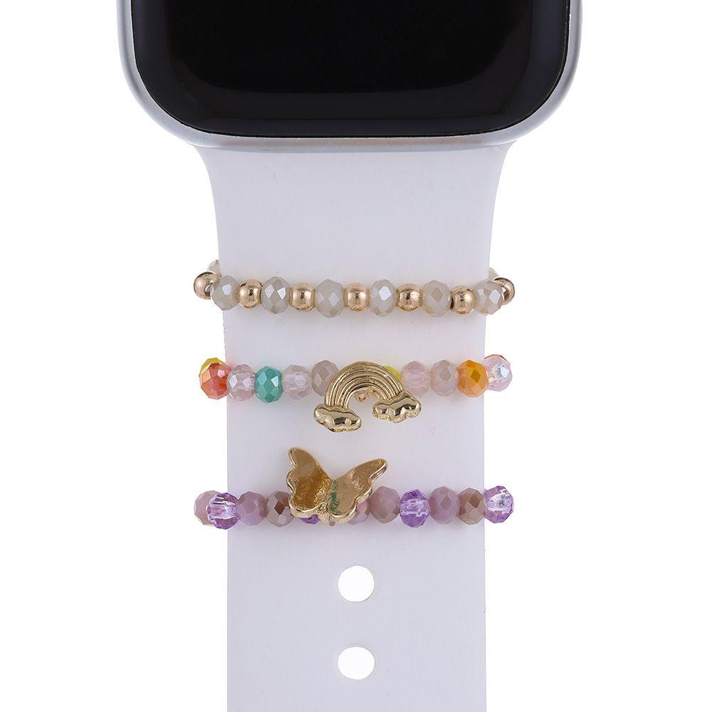 Creative Nails Diamond Strap Accessories Watch Band Ornament Wristbelt Charms Decorative Ring