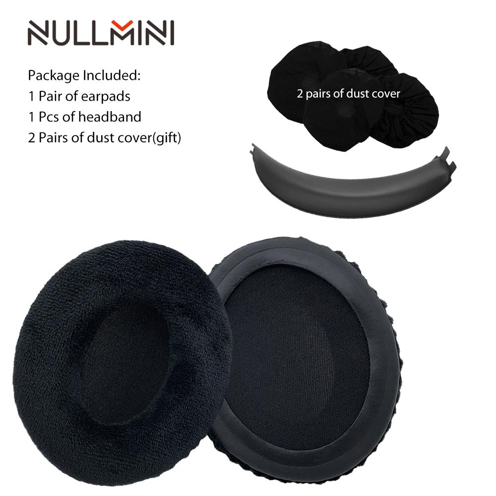 Сменные амбушюры NullMini для наушников HyperX Cloud Flight FlightS Headband Eararmuff Sleeve Headset