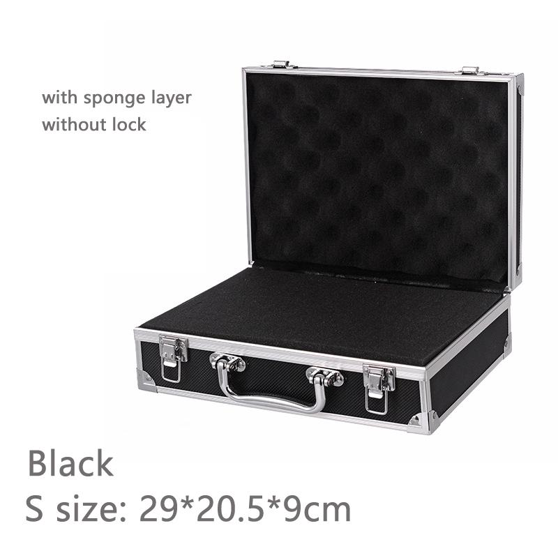 Портативный алюминиевый ящик для инструментов, защитное оборудование, ящик для инструментов, ящик для инструментов, чехол для хранения, чемодан, ударопрочный корпус