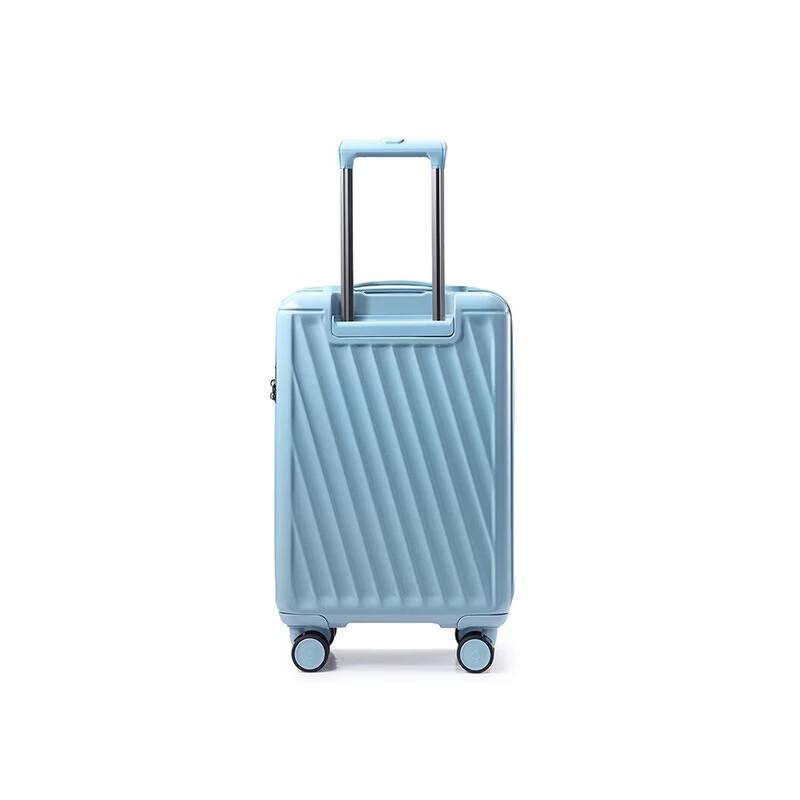 Diplomat Haze Blue Frosted 20-inch Spinner Luggage